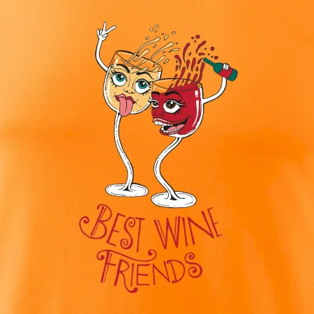 Best wine friends dancing (Pecka design)