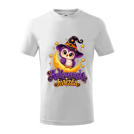 Halloweenska hviezda - sovička na mesiaci