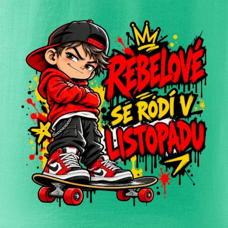Novembroví rebeli sa rodia na skateboarde