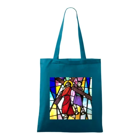 Vitráž - Ježiš a kríž