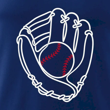 Baseballová rukavice minimalistická linka