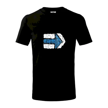 Párová turistická značka modrá