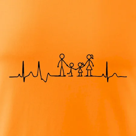 EKG rodina a dievča a chlapec