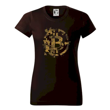 Logo bitcoin puzzle