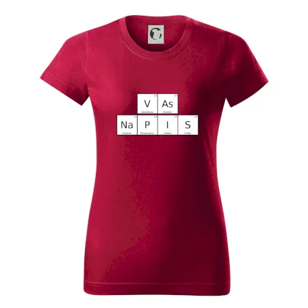 Vlastný nápis - periodická tabuľka