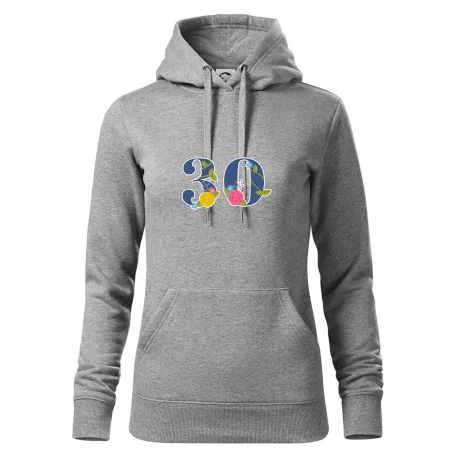 Kvetinové číslo kreslené - 30