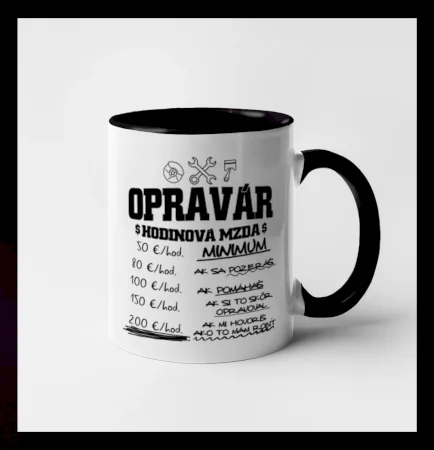 Hodinová mzda - opravár