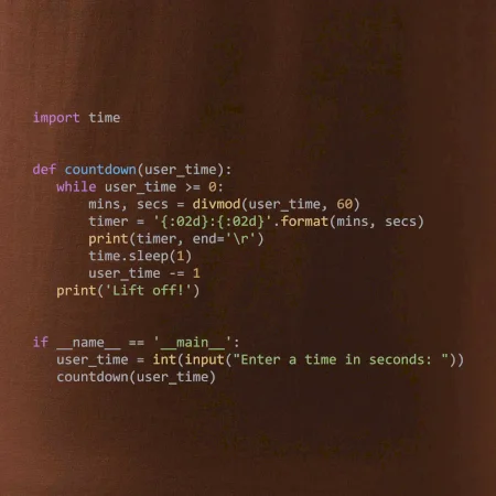 Python Odpočet času