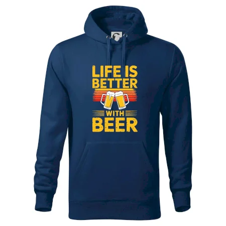 Life is better with beer - oranžové