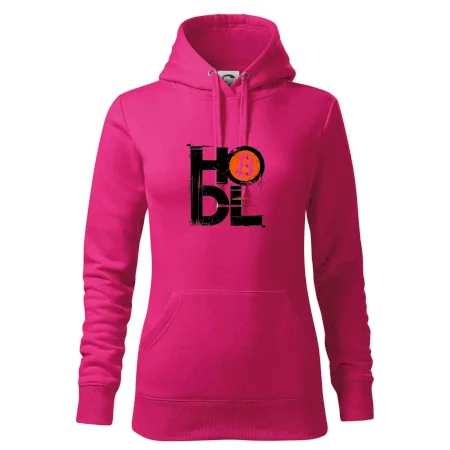 Hodl velký nápis a logo BTC