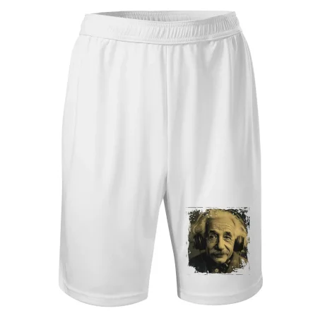 Albert Einstein so slúchadlami