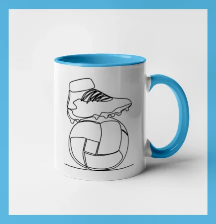 Futbalová lopta kopačka jedným ťahom