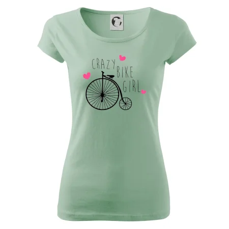 Crazy bike girl