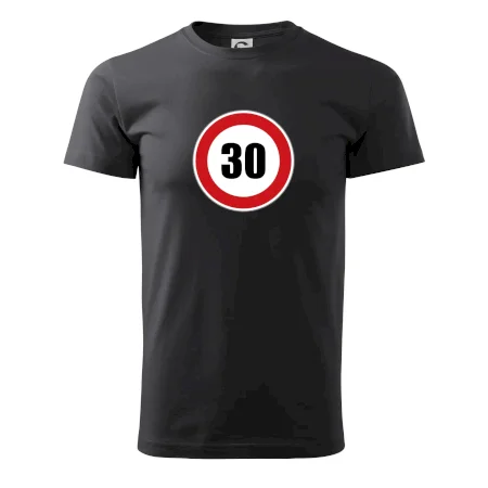 Dopravná značka - obmedzenie rýchlosti 30