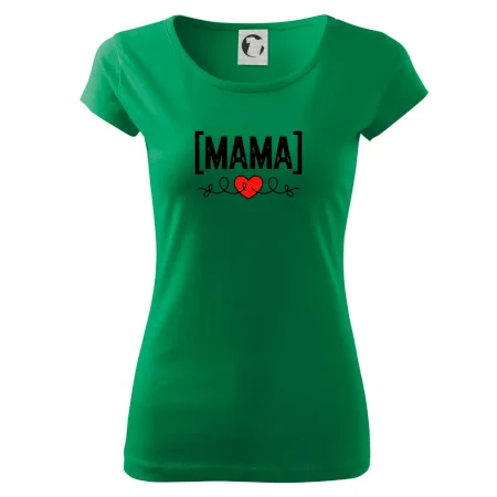 Nápis mama a srdce