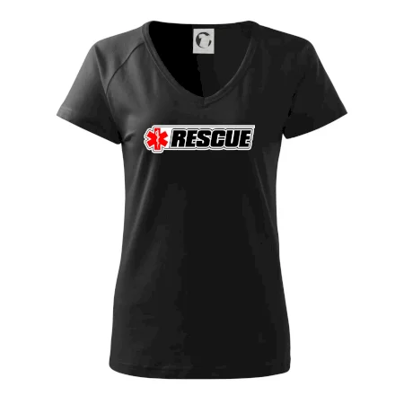 Záchranár rescue kríž červený
