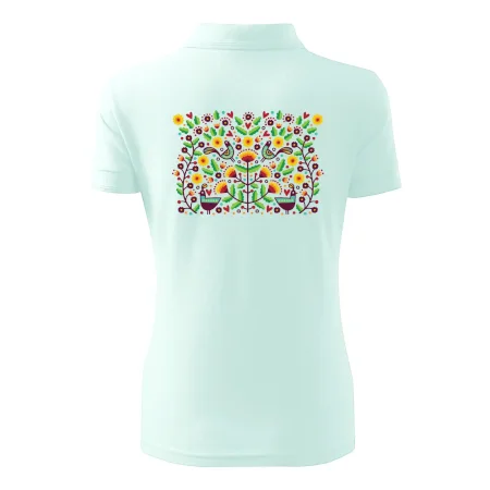 Folklór - farebne kvetiny obdĺžnik