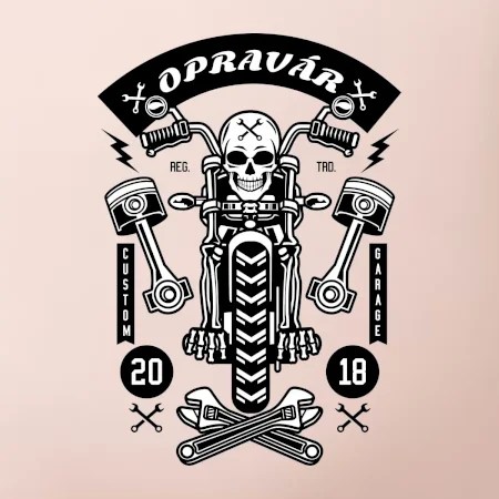 Motorkár  lebka opravár