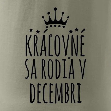 Kráľovné sa rodia v decembri