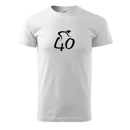 Cyklista oslavuje štyridsiatku (40)