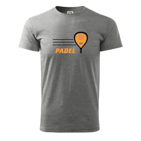 Padel - oranžová raketa