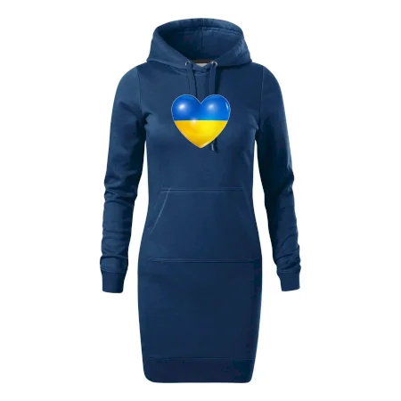 Ukrajina srdce vlajka