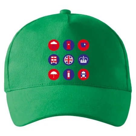 Anglicko symboly v kruhoch