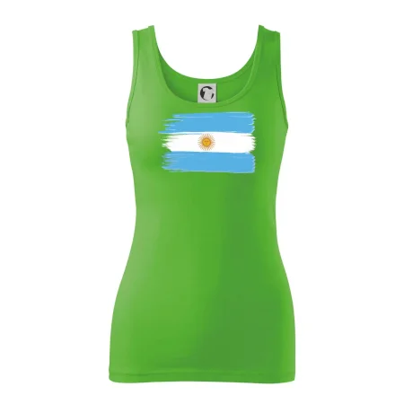 Argentína vlajka kreslená štetkou