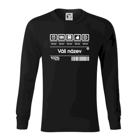 Čárový kód - Vlastní text