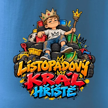 Novembrový kráľ detského ihriska na tróne