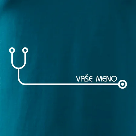 Doktor a sestrička - stetoskop s menom