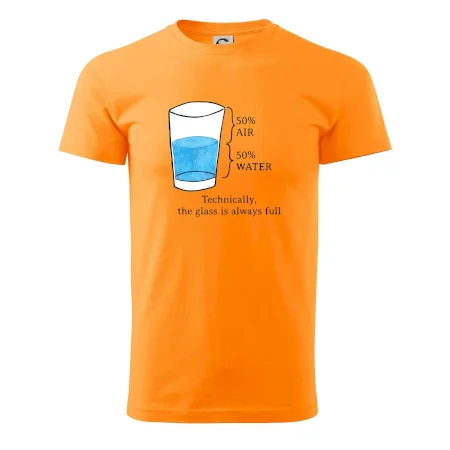 Technically, the glass is always full