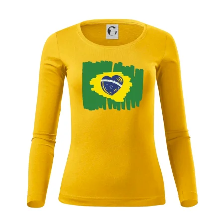 Brazília vlajka srdca