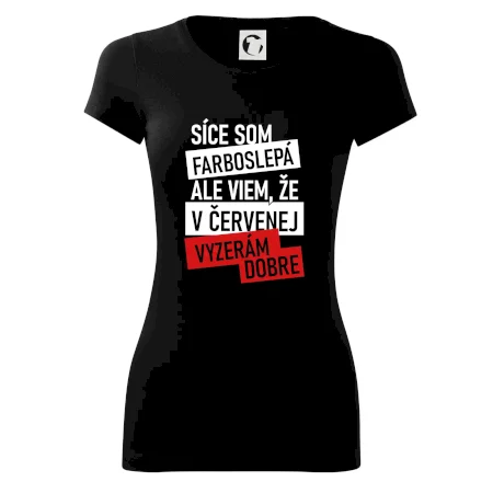 Síce som farboslepá, ale viem, že v červenej vyzerám dobre