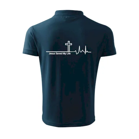 Jesus Saved My Life kríž ekg