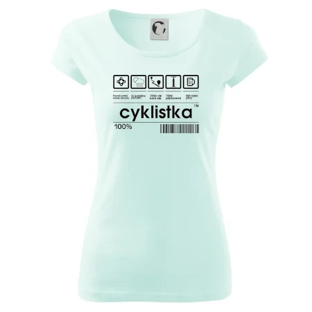Čiarový kód - cyklistka