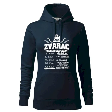 Hodinová mzda zvárač