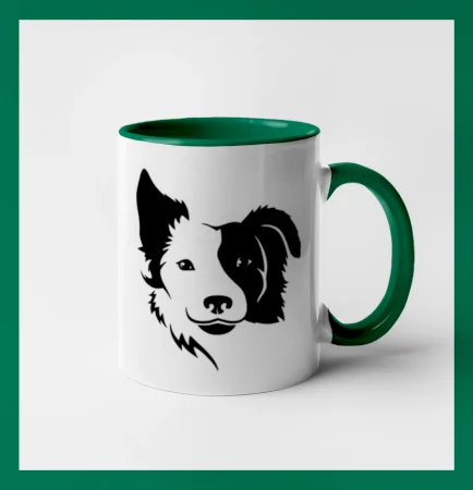 Border kólia obrys hlavy