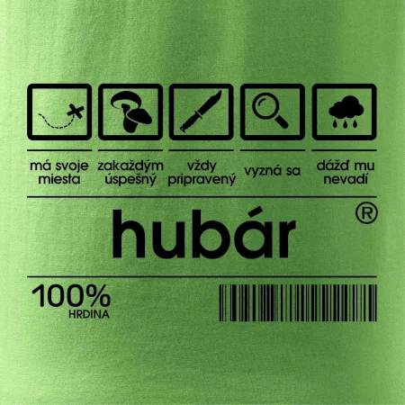 Čiarový kód - Hubár