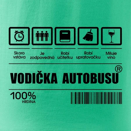Čiarový kód - Vodička autobusu