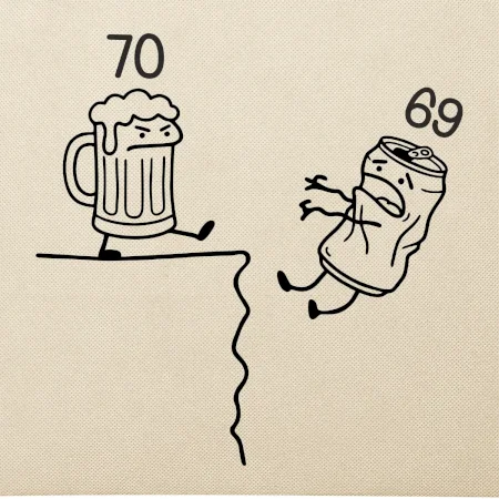 Pivo narodeniny - útes 70 rokov