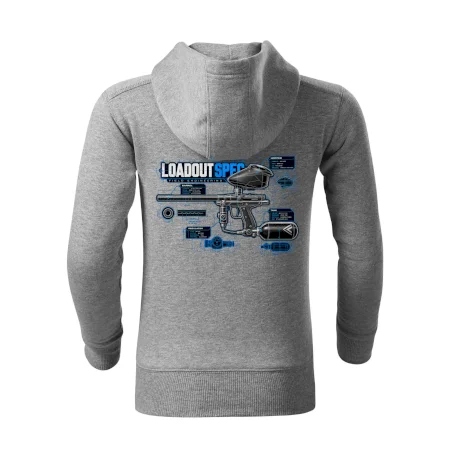 Technický výkres výstroja pre paintball