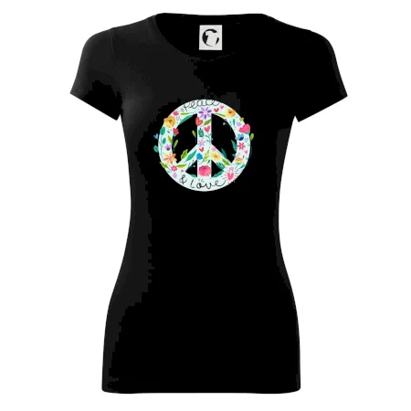 Peace and love symbol