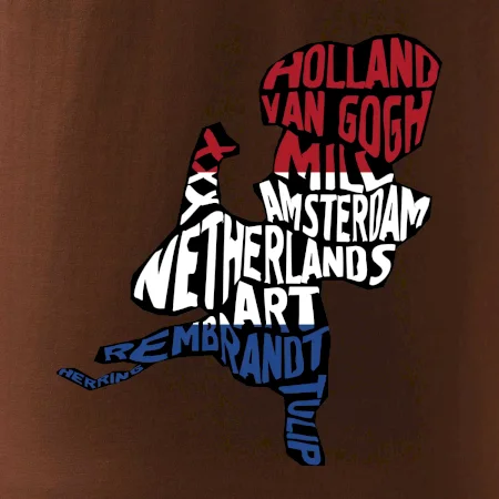 Mapy - názvy miest - Holandsko