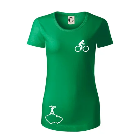 Mapa ČR + kolo na prsu