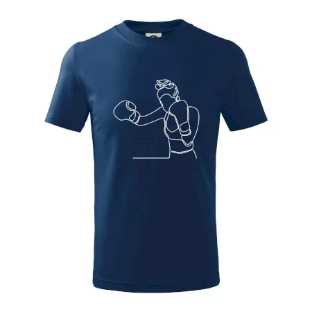 Žena boxerka jedným ťahom