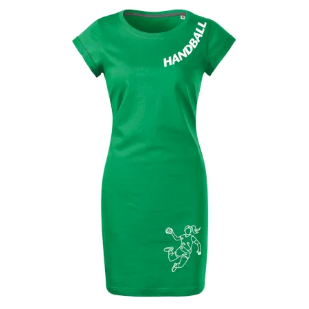 Handball nápis šikmo - dievča