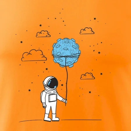 Astronaut s balónikom