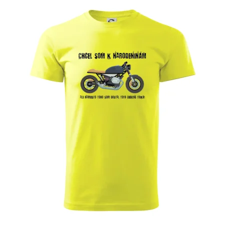 Chcel som motorku - narodeniny