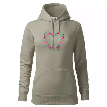 Červené tulipánové srdiečko (Pecka design)
